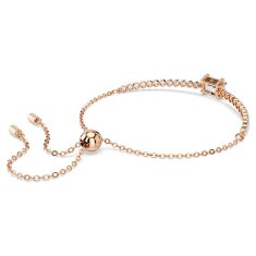 Swarovski Pozlačena zapestnica s prozornim cirkonom Tennis Matrix 5730706