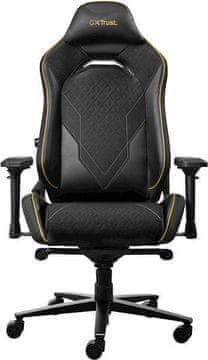 Trust GXT 721 Ruya Pro gaming stol, črn (25186)