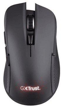 Trust GXT 931 YBAR gaming miška, brezžična, črna (25330)