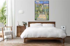 Zakito Posters Plakat 50x70 cm Umetnikov vrt v Vétheuilu, Monet Vintage
