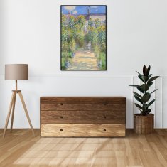 Zakito Posters Plakat 50x70 cm Umetnikov vrt v Vétheuilu, Monet Vintage