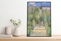 Zakito Posters Plakat 50x70 cm Umetnikov vrt v Vétheuilu, Monet Vintage