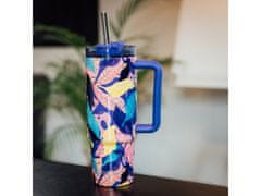 QUOKKA Quokka Vibe Smartgrip, Termo skodelica iz nerjavečega jekla Midnight Forest, 880ml, 40370