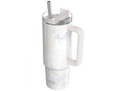 QUOKKA Quokka Vibe Smartgrip, Termo skodelica iz nerjavečega jekla Marble, 880ml, 40372