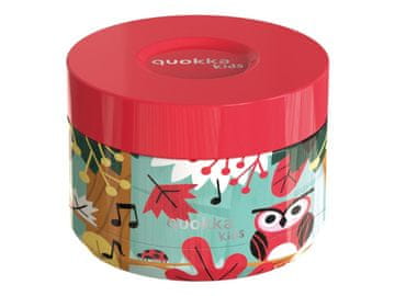 QUOKKA Quokka Kids Whim, posoda za hrano iz nerjavečega jekla Grove Birds, 360ml, 40095