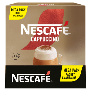NESCAFÉ Cappuccino instant kava, 14×13,5 g (XXL pakiranje)
