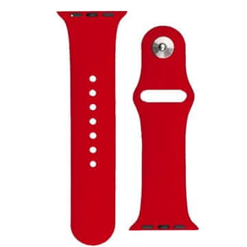 BStrap Silicone pašček za Apple Watch 38/40/41mm, red