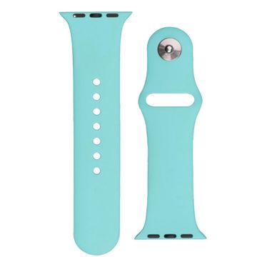 BStrap Silicone pašček za Apple Watch 38/40/41mm, light blue