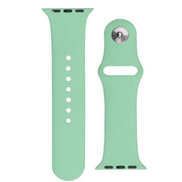 BStrap Silicone pašček za Apple Watch 42/44/45mm, light green