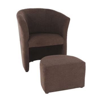 KONDELA Rose konferenčni stol s taburejem