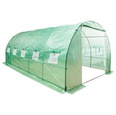 KONDELA Folija za vrtni rastlinjak Felko New Tip 4 300x800x200 cm - zelena