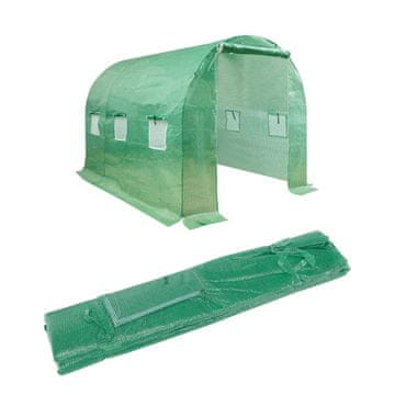 KONDELA Folija za vrtni rastlinjak Felko New Tip 1 200x300x200 cm - zelena