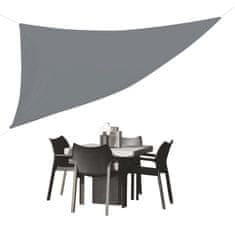 KONDELA Senčna jadra Lendo Tip 1 300x290 cm - siva