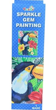 Slikanje z diamanti - Tukan