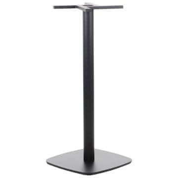 STEMA Kovinsko namizno podnožje za dom, restavracijo in hotel SH-3050-3/H/B, nastavljive noge, belo, višina 109,5 cm, spodnji element 49,8x49,8 cm, črna.