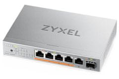 Zyxel XMG-105HP 5 vrat 2,5G + 1 SFP+, 4 vrata 70W skupaj PoE++ Namizno večigitalno stikalo brez upravljanja