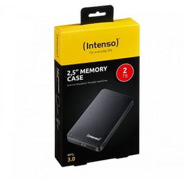 Intenso Zunanji trdi disk MEMORY CASE 2 TB, USB 3.0, 2,5-palčni