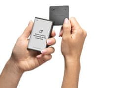 Ledger Stax denarnica za Bitcoin in druge kriptovalute, z Recovery Key, grafitna (stax-rkey-enfres)