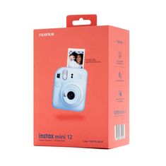 FujiFilm Mini 12 fotoaparat, modra + Instax Mini Film