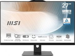 MSI Računalnik Modern AM272P 12M-1099XEU i5 / 8GB / 500GB SSD / 27" FHD / NoOS / črn