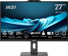 MSI Računalnik PRO AP272P 14M-881XEU i5 / 16GB / 500GB SSD / 27" FHD / Windows 11 Pro / črn - nastavljiv po višini