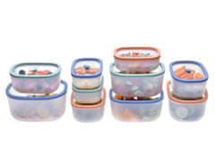 Status Fresko set vakuumskih posod, 5-delni, modro-lila (0.5 L, 0.9 L, 1.4 L, 2.3 L,BVP50)