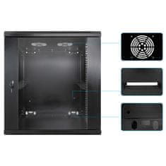 Intellinet 19'' 12U 600x600 črna zidna komunikacijska omara