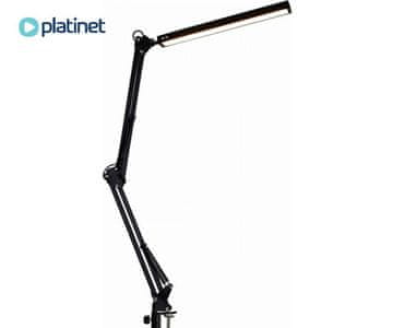 Platinet PDLD10 namizna LED svetilka, 10 W, črna