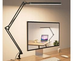 Platinet PDLD10 namizna LED svetilka, 10 W, črna