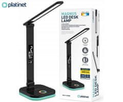 Platinet PDL711RGB namizna LED svetilka, 5 W, črna
