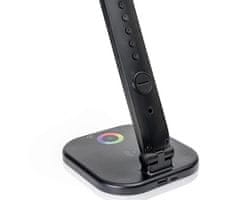 Platinet PDL711RGB namizna LED svetilka, 5 W, črna