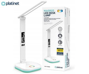 Platinet PDL711RGB namizna LED svetilka, 5 W, bela