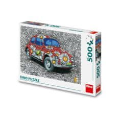 Dino Sestavljanka Poslikan VW Beetle 500 kosov