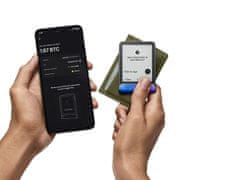 Ledger Flex denarnica za Bitcoin in druge kriptovalute, Recovery Key, modra (flex-nep-blue-rkey-enfres)