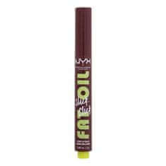 NYX Fat Oil Slick Click vlažilen in pigmentirani balzam za ustnice 2 g Odtenek 11 in a mood
