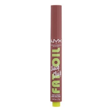 NYX Fat Oil Slick Click vlažilen in pigmentirani balzam za ustnice 2 g Odtenek 05 link in my bio