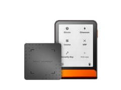 Ledger Flex denarnica za Bitcoin in druge kriptovalute, Recovery Key, oranžna (flex-orabtc-rkey-enfres)