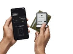 Ledger Flex denarnica za Bitcoin in druge kriptovalute, Recovery Key, grafitna (flex-rkey-enfres)