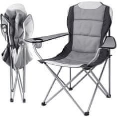 Ribolov, pohodništvo, kampiranje, ležalnik za plažo, zložljiv DELTA