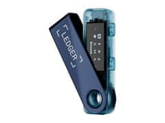 Ledger Nano S Plus denarnica za Bitcoin in druge kriptovalute, modra (lnsp-nep-blue-enfres)