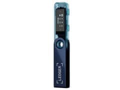 Ledger Nano S Plus denarnica za Bitcoin in druge kriptovalute, modra (lnsp-nep-blue-enfres)