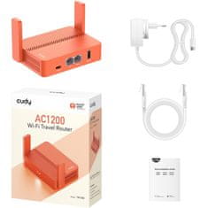 Cudy Cudy AC1200 brezžični mini VPN usmerjevalnik z USB