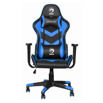 Marvo Scorpion CH-106 BL črno/moder nastavljiv gaming stol