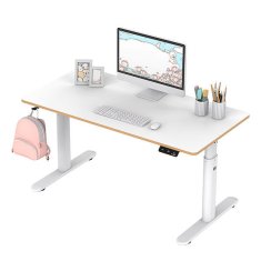 Ultradesk PULSAR otroška delovna miza, električno nastavljiva višina, 120X60 cm, 55-81 cm bela