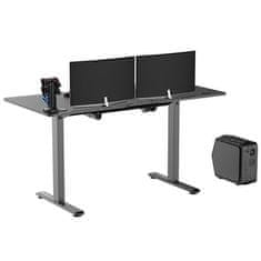 Ultradesk igralna miza LEVEL V2, 140x68cm, 72-117cm, električno nastavljiva višina