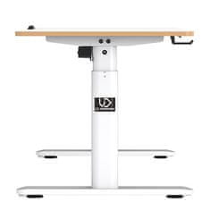 Ultradesk PULSAR otroška delovna miza, električno nastavljiva višina, 120X60 cm, 55-81 cm bela