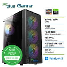 Gamer računalnik, Ryzen 5 5500, 16GB, 1TB, GeForce RTX 5060, W11H (148062)