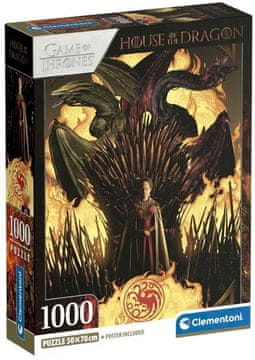 Clementoni Sestavljanka Zmajska palica 1000 kosov