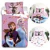 Disney DISNEY Frozen BAVLNA posteljnina z zadrgo, otroška za posteljico, 100 % bombaž, 100 x 135 cm Oeko-Tex 