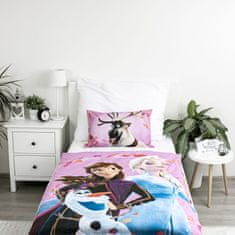 Disney DISNEY Frozen BAVLNA posteljnina z zadrgo, otroška za posteljico, 100 % bombaž, 100 x 135 cm Oeko-Tex 
